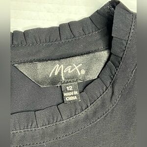 Max Black Ruffled dress